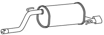 VEGAZ Panela de escape traseira ALS-194IMA VEGAZ ALS-194IMA originais Silenciador traseiro ALFA ROMEO MITO preço