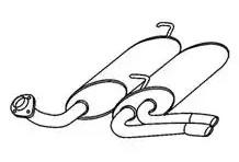 VEGAZ Marmitta ALS-94IMA ALS-94IMA costo Marmitta posteriore ALFA ROMEO 145 VEGAZ