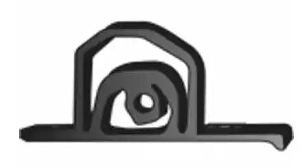 VEGAZ Silent bloc d'échappement BG-124EPDM BG-124EPDM Fixation pot d'échappement VEGAZ SUZUKI LIANA