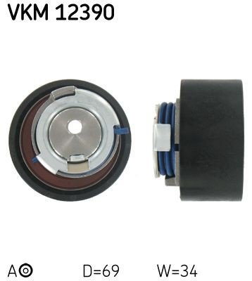 SKF Strammehjul, tandrem VKM 12390 Strammehjul, tandrem SKF Fiat SEICENTO VKM 12390