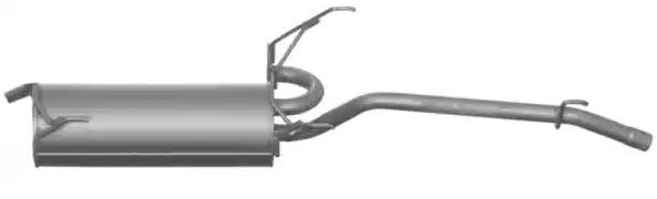 VEGAZ Rear silencer DIS-21IMA DIS-21IMA VEGAZ exhaust silencer for DAIHATSU TERIOS