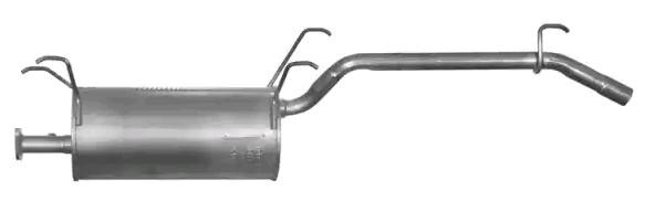 VEGAZ Panela de escape traseira DIS-52IMA Sistema de escape Ape 50 Van: Panela de escape traseira VEGAZ DIS-52IMA