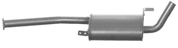 Uitlaat middendemper VEGAZ DS-270ERNS VEGAZ DS-270ERNS Middendemper NISSAN TERRANO 2002