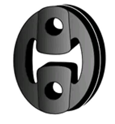 VEGAZ Supporto, Silenziatore FG-115EPDM VEGAZ FG-115EPDM Supporto, Silenziatore FORD Sierra Mk1 Hatchback (GBC) 1.6 69 CV 1984