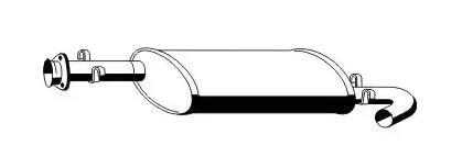 VEGAZ Panela de escape central FTS-407ERNS VEGAZ FTS-407ERNS Silenciador central Boxer Camião de plataforma/Chassis (230) preço