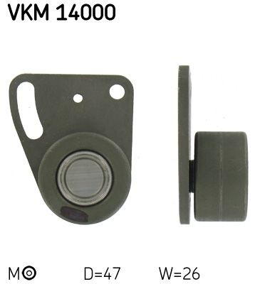 SKF Spanrol, distributieriem VKM 14000 SKF VKM 14000 originele Spanrol, tandriem FORD C-MAX prijs