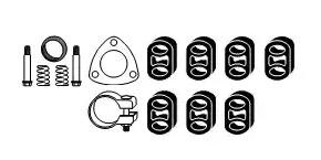 VEGAZ Montāžas komplekts, Izplūdes gāzu sistēma OA-148 VEGAZ OA-148 Montāžas komplekts, Izplūdes gāzu sistēma VAUXHALL Corsa Mk3 (D) Hatchback (S07) 1.4 (L08) 120 ZS 2014