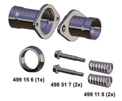 VEGAZ Flange, tubo de escape OA-179 VEGAZ OA-179 Tubos de escape Opel Vectra B Carrinha preço