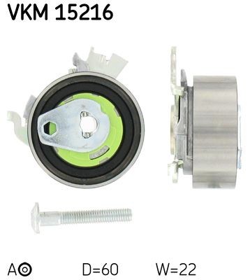 SKF Napínacia kladka ozubeného remeňa VKM 15216 SKF VKM 15216 Napínacia kladka ozubeného remeňa VOLVO XC60 originálne