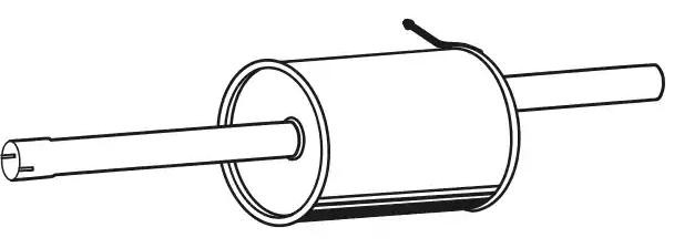 VEGAZ Bakre eksospotte RS-449 Bakre eksospotte VEGAZ LODGY RS-449 billige