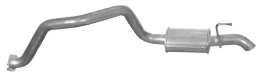 VEGAZ Panela de escape traseira SYS-101 Silenciador traseiro SsangYoung KJ SYS-101 VEGAZ