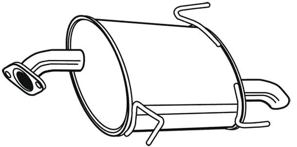 VEGAZ Marmitta SZS-41 SZS-41 costo Marmitta posteriore SUZUKI GRAND VITARA VEGAZ