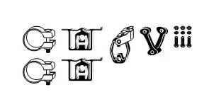 VEGAZ Exhaust mounting kit VA-166 MG MGR VEGAZ exhaust mounting kit VA166