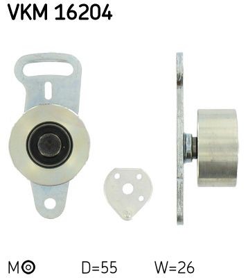 SKF Spannrolle, Zahnriemen VKM 16204 VKM 16204 Spannrolle, Zahnriemen SKF PEUGEOT 4007
