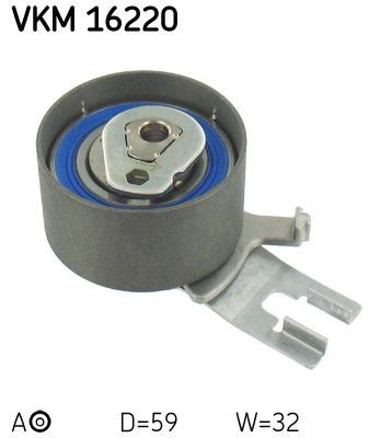 SKF Spanrol, distributieriem VKM 16220 SKF VKM 16220 Spanrol, tandriem Honda Accord Station Wagon mk8 goedkoop
