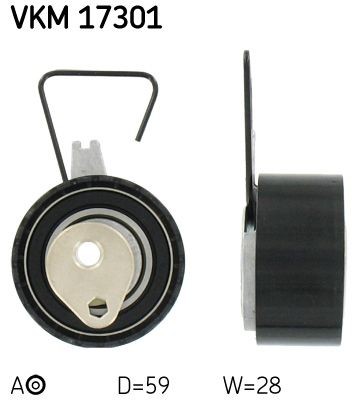 SKF Spännrulle för kamrem VKM 17301 SKF VKM 17301 Spännrulle för kamrem Europa S original