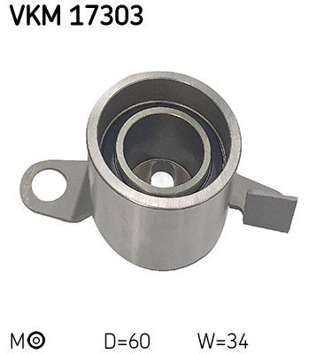 SKF Strammehjul, registerreim VKM 17303 VKM 17303 Strammerull, tannrem LAND ROVER DEFENDER SKF