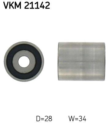 SKF Medløberhjul, tandrem VKM 21142 Medløberhjul, tandrem SKF SEAT VKM 21142