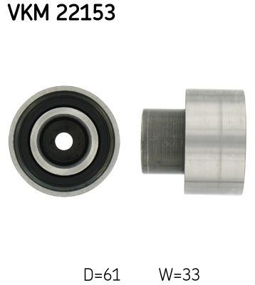 SKF Geleiderol, distributieriem VKM 22153 Geleide rol / omdraairol getande riem SKF 75 VKM 22153 goedkoop