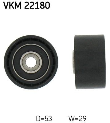 SKF Obehová / vodiaca kladka ozubeného remeňa VKM 22180 SKF VKM 22180 Obehová / vodiaca kladka ozubeného remeňa Fiat Croma 194 za nízku cenu