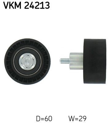 SKF Løpehjul VKM 24213 SKF VKM 24213 Styrerulle-kilerem tannrem Transit Mk7 Flatvogn lastebil / Chassis (V363) originale pris