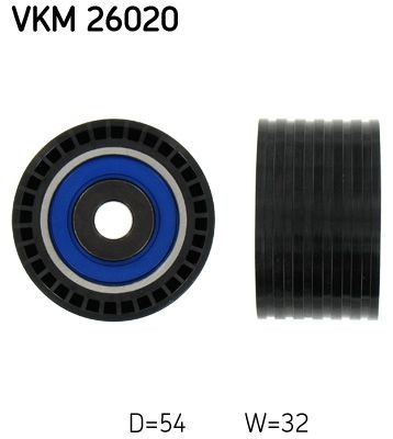SKF Medløberhjul, tandrem VKM 26020 VKM 26020 Medløberhjul, tandrem NISSAN NV400 SKF