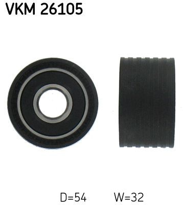 SKF Medløberhjul, tandrem VKM 26105 VKM 26105 Medløberhjul, tandrem NISSAN NV400 SKF