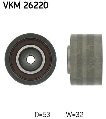 SKF Timing belt deflection pulley VKM 26220 SKF VKM 26220 City Z timing belt deflection pulley replacement