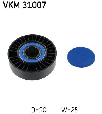 SKF Geleiderol / omdraairol v-snaren VKM 31007 SKF VKM 31007 Geleiderol poly v-riem VW Derby 2 goedkoop