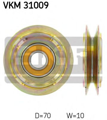 SKF Geleide rol / omdraairol v-snaar VKM 31009 VKM 31009 Geleide rol / omdraairol v-snaar KIA PROCEED SKF