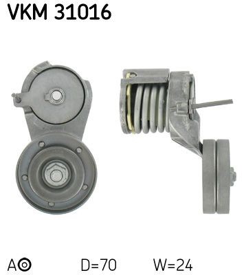 SKF Rolo tensor, correia trapezoidal estriada VKM 31016 preço Polia de retorno correia trapezoidal estriada Skoda 1U5 VKM 31016 SKF