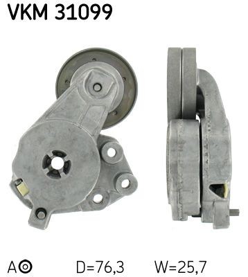 Rullo tenditore cinghia Poly-V SKF VKM 31099 SKF VKM 31099 Puleggia tendicinghia Volkswagen TOURAN 2011