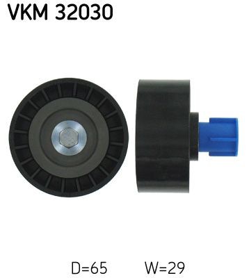 SKF Deflection / Guide Pulley, v-ribbed belt VKM 32030 SKF VKM 32030 Lancia Thesis 841 guide pulley price