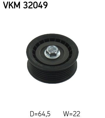 SKF Styrrulle, drivrem VKM 32049 Löprulle GENESIS SKF VKM 32049