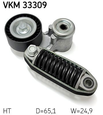 Spanrol, poly V-riem SKF VKM 33309 SKF VKM 33309 Spanrol v-snaar CITROËN C2 2006