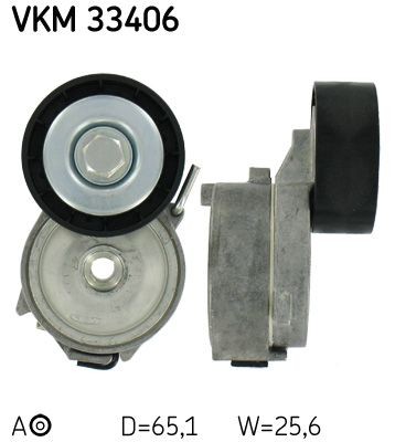 SKF Spännrulle, aggregatrem VKM 33406 SKF VKM 33406 Spännrulle L319 Land Rover original