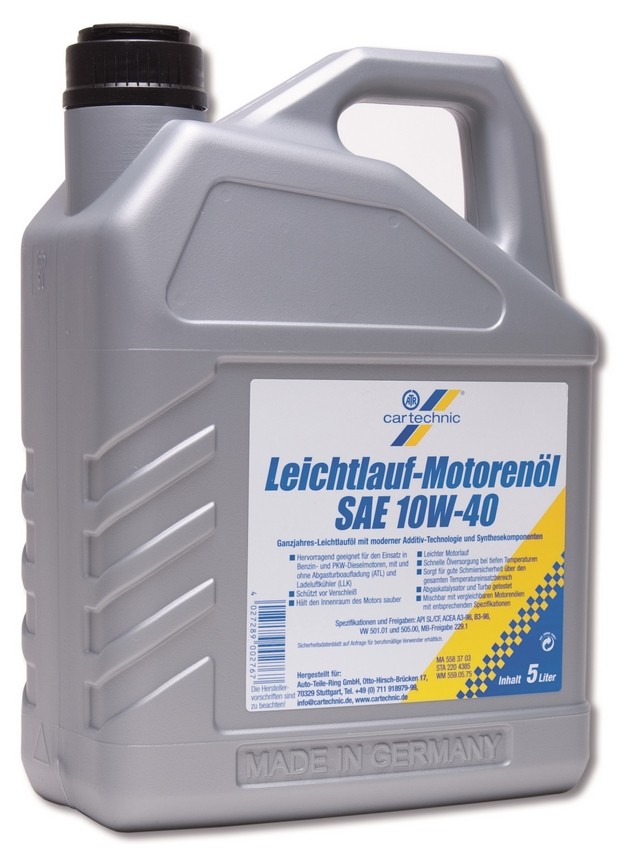 CARTECHNIC Motorolie 4027289007410 Motor oil CARTECHNIC VITO 4027289007410 billig
