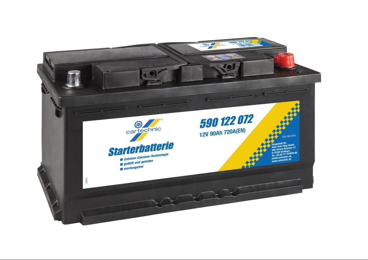 CARTECHNIC Batterie 40 27289 00624 6 Akku CARTECHNIC Dodge RAMCHARGER 40 27289 00624 6