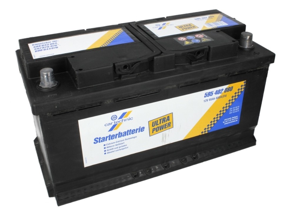 CARTECHNIC Batterie 40 27289 00653 6 Peugeot 206 Batterie Start & Stop CARTECHNIC ULTRA POWER 40 27289 00653 6