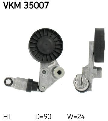 SKF Kiristysrulla, moniurahihna VKM 35007 SKF VKM 35007 Saab 9-5 Sedan kiristysrulla hinta