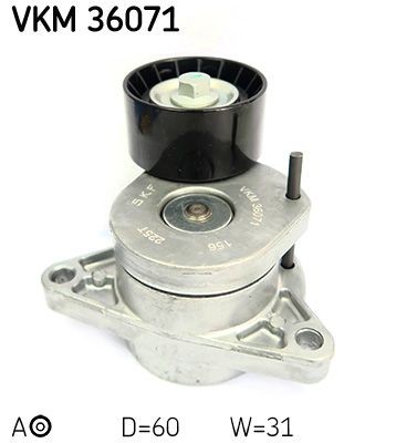 SKF Spanrol, poly V-riem VKM 36071 Opel FRONTERA Spanrol multiriem SKF VKM 36071