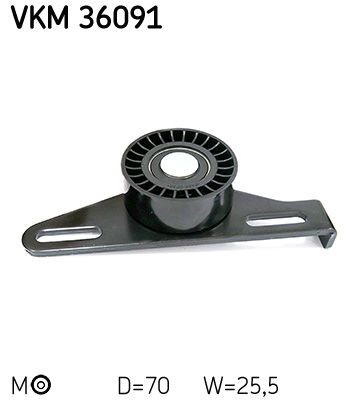 SKF Τεντωτήρας, ιμάντας poly-V VKM 36091 SKF VKM 36091 Τεντωτήρας, ιμάντας poly-V