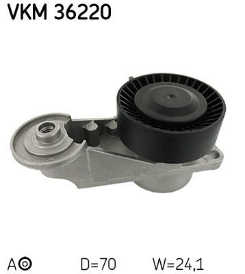 SKF Strammehjul, kilerem VKM 36220 Strammehjul, kilerem SKF Volvo XC70 VKM 36220