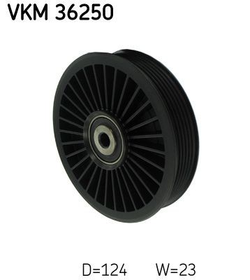 SKF Parazīt- / Vadrullītis, Ķīļrievu siksna VKM 36250 SKF VKM 36250 orģinālās Parazīt vadrullītis ķīļrievu siksna Zafira C cena