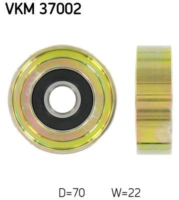 SKF Umlenkrolle Keilrippenriemen VKM 37002 VKM 37002 Führungsrolle ROVER 200 SKF kaufen