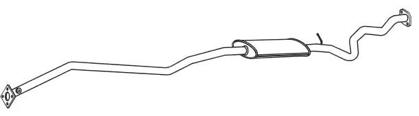 VEGAZ Stredný tlmič výfuku BS-378EBER VEGAZ BS-378EBER Stredný tlmič výfuku BMW E90 originálne cena