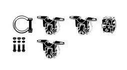 VEGAZ Montaažikomplekt, väljalaskesüsteem CA-87 VEGAZ CA-87 Montaaæikomplekt väljalaskesüsteem Fiat Brava 182 hind