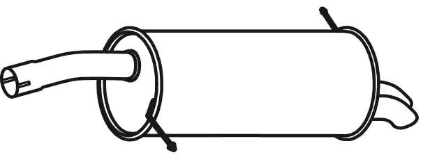 Endschalldämpfer VEGAZ FS-678 VEGAZ FS-678: Sportendschalldämpfer Ford RANGER 2004