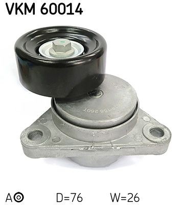 SKF Strammehjul, kilerem VKM 60014 Strammehjul, kilerem SKF Chevrolet CAPTIVA VKM 60014