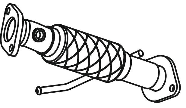 VEGAZ Výfukové potrubie HUR-177 Vyfukove potrubie VEGAZ Hyundai MATRIX HUR-177